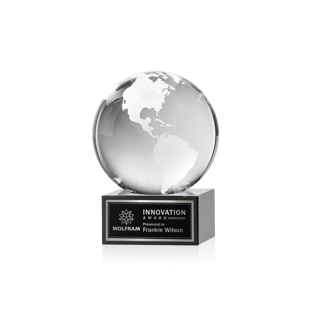 Globe Award on Hancock Base - Black 7