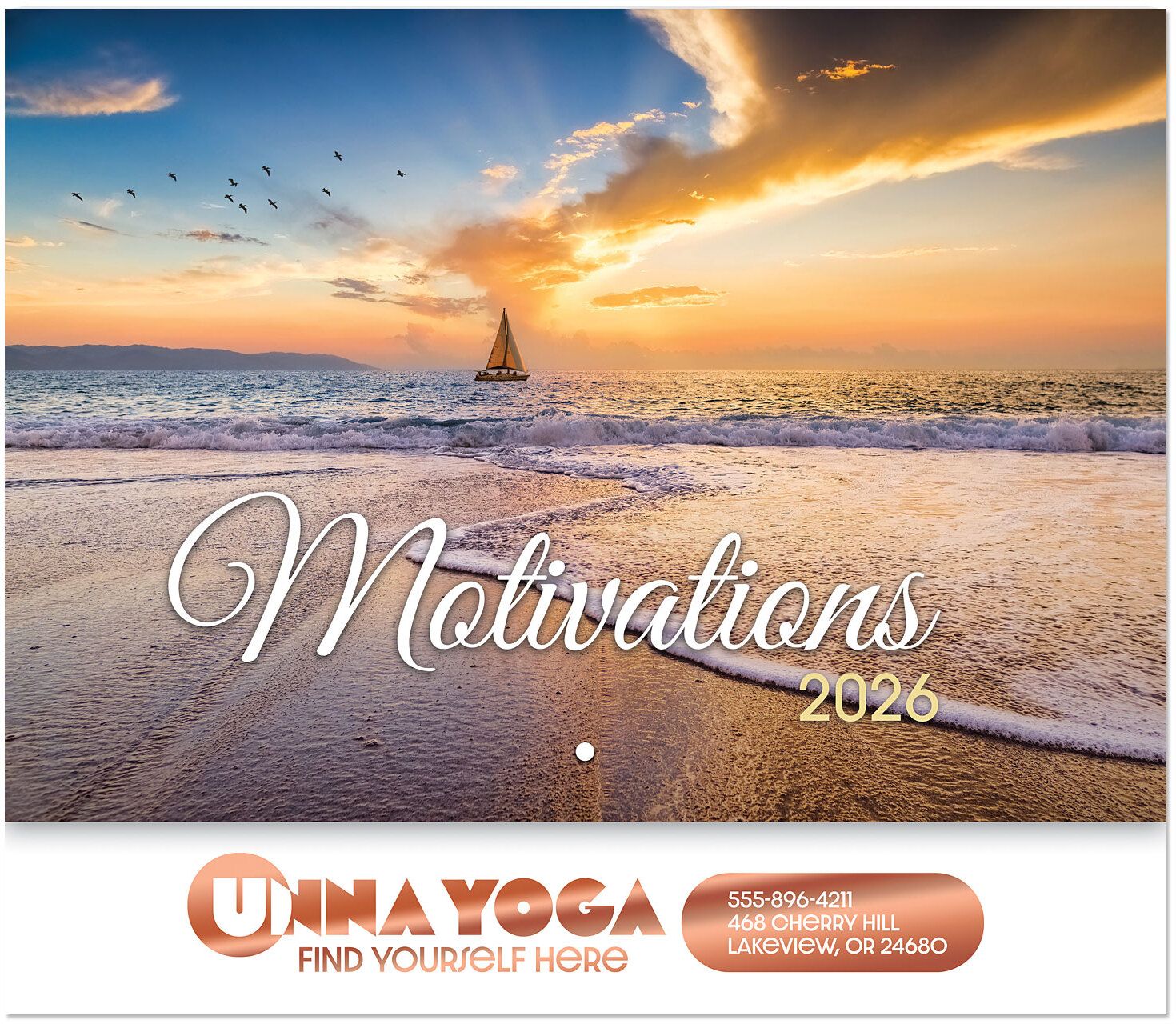 MOTIVATIONS STAPLED WALL CALENDAR 9