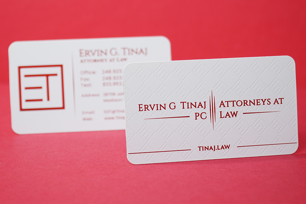 White Metal Business Cards 14