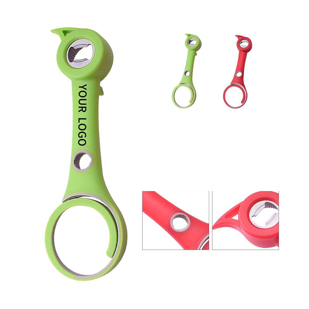 Lightweight Bottle Opener with Wear Resistant Surface 2