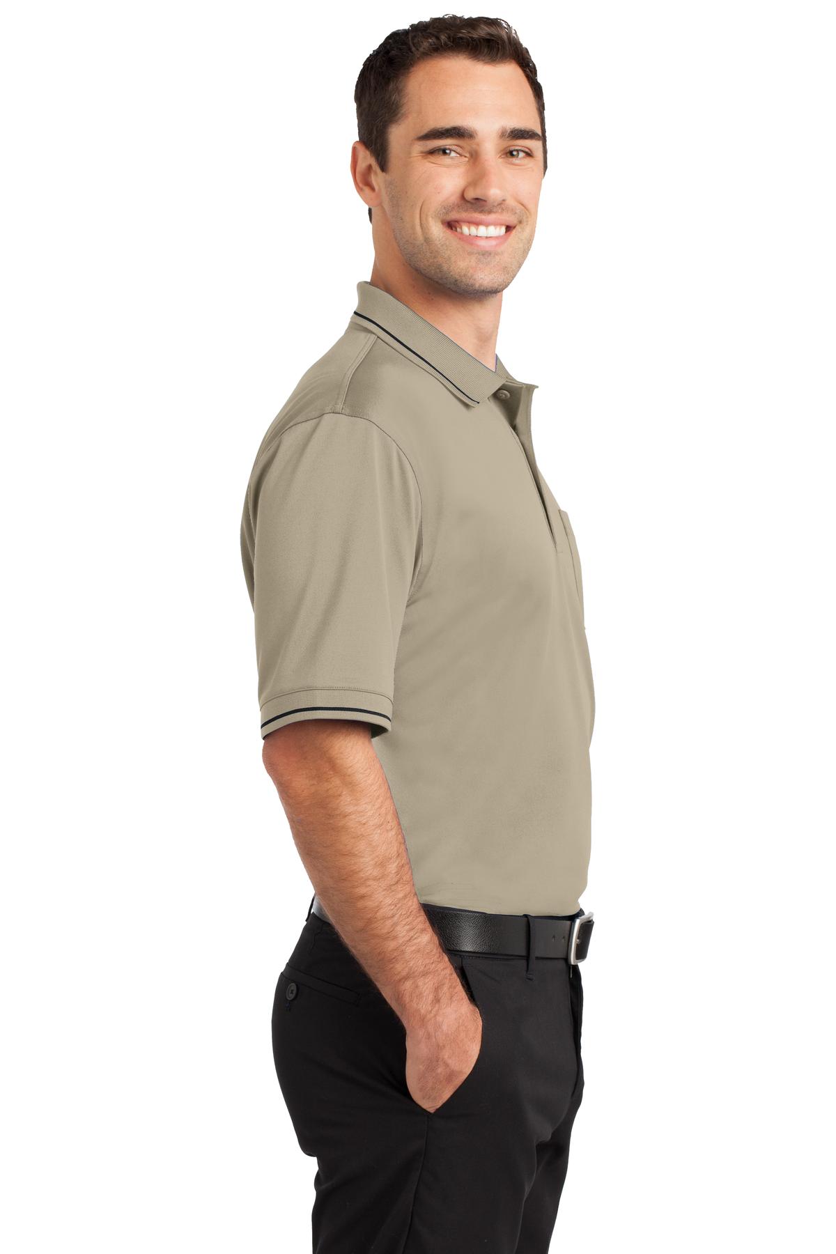 CornerStone Select Snag-Proof Tipped Pocket Polo. CS415 30