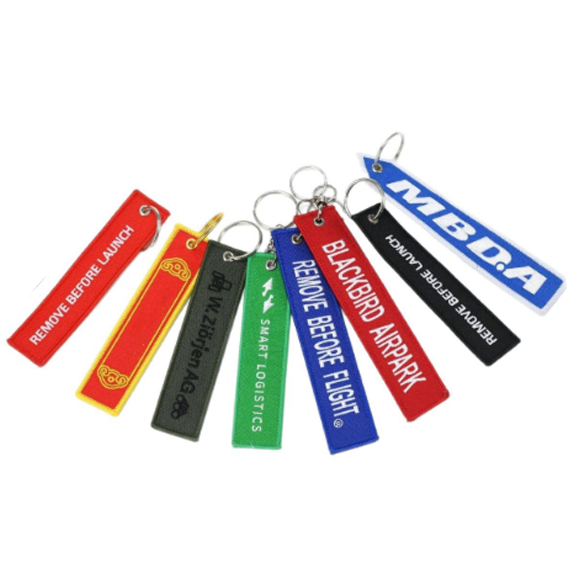 2-Sided Embroidery Luggage Keychain Tag 2