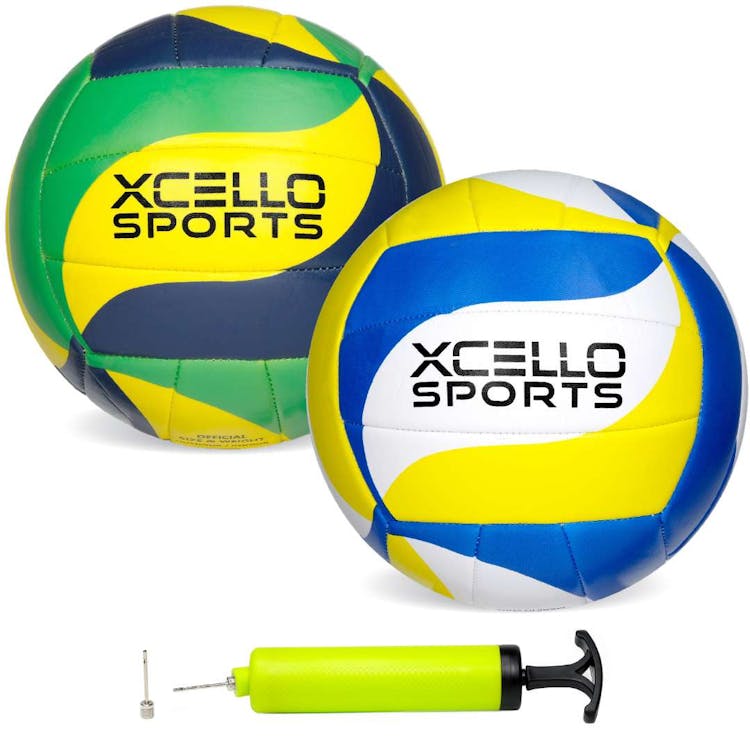 Volleyballs - Green and White Official Size 1