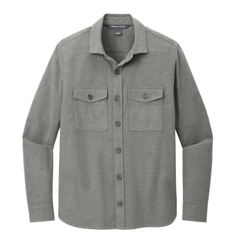 Mercer+Mettle Long Sleeve Twill Overshirt 7