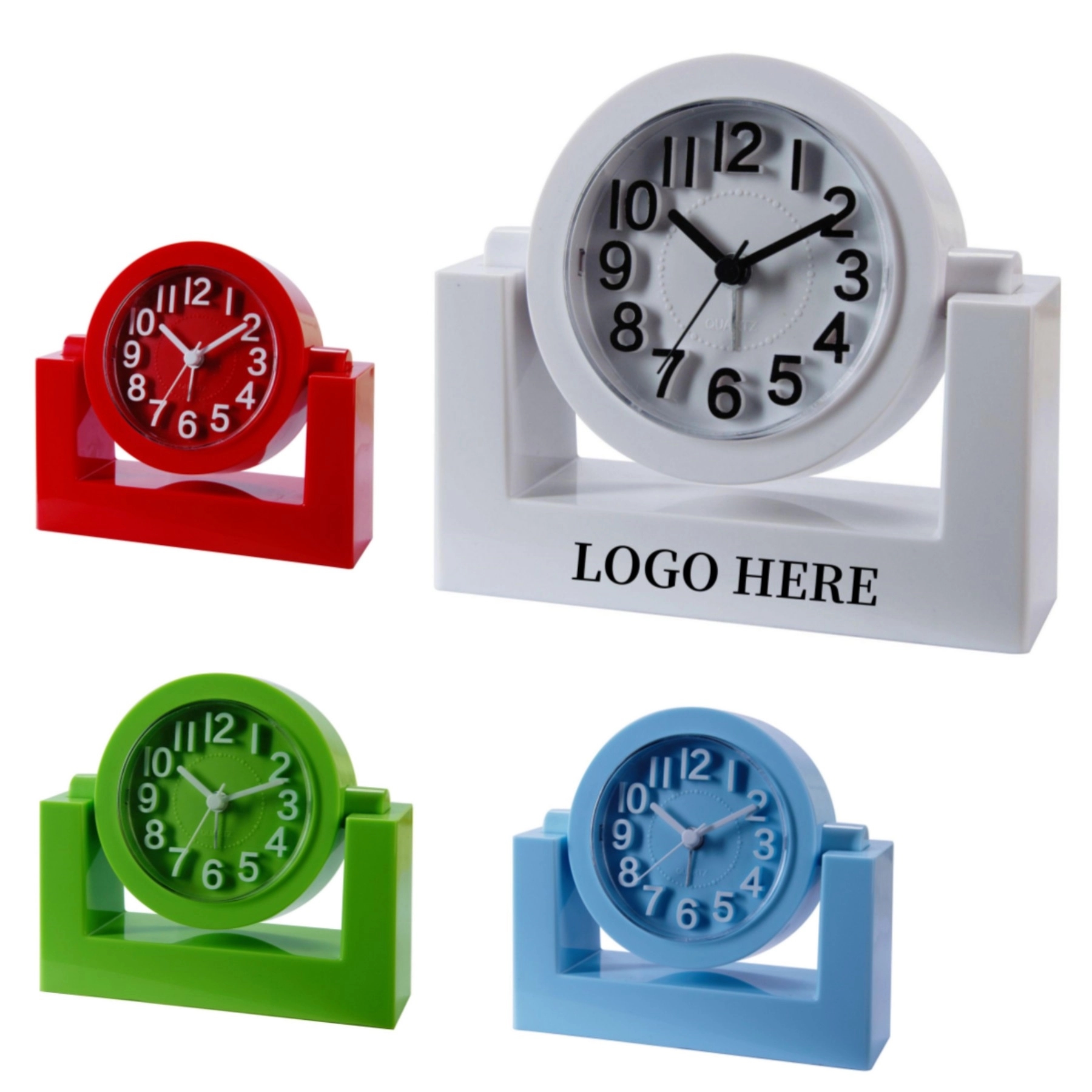 Swivel Desktop Clock with 3D Number