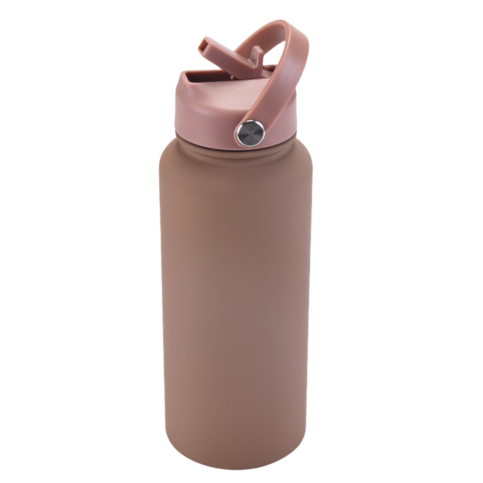 1L Stainless Steel Sports Water Bottle with Straw 4