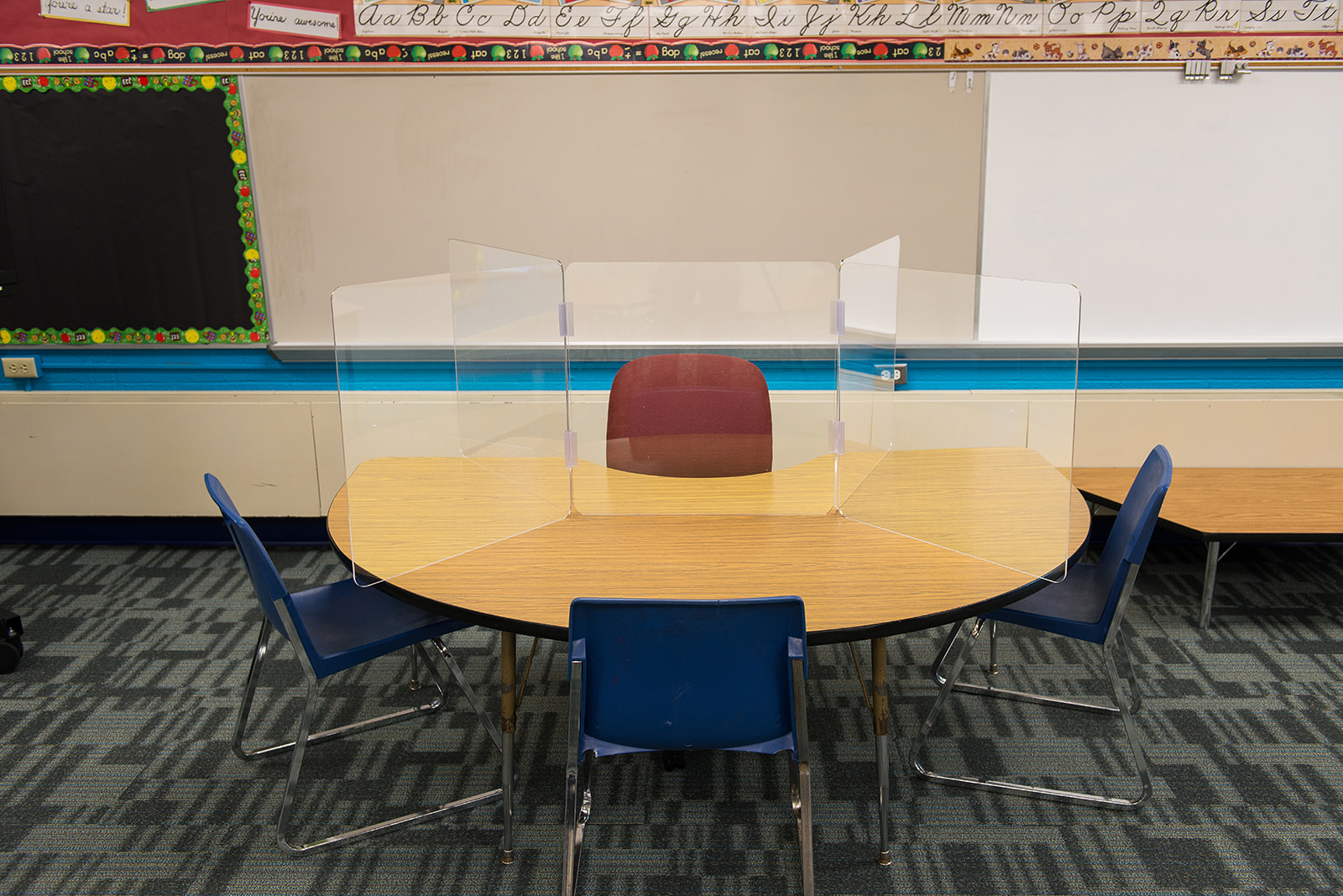 Shaped Table Divider