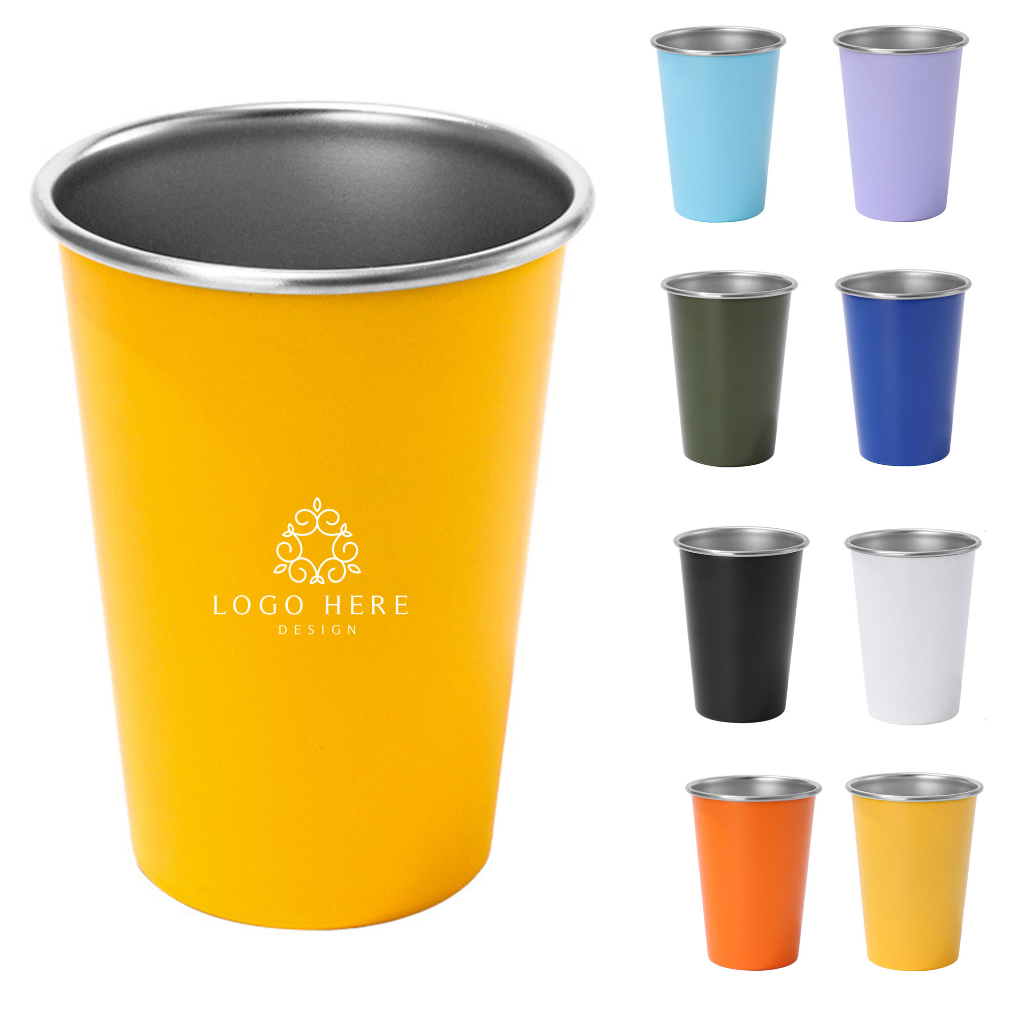 Stainless Steel Portable Pint Cup 2