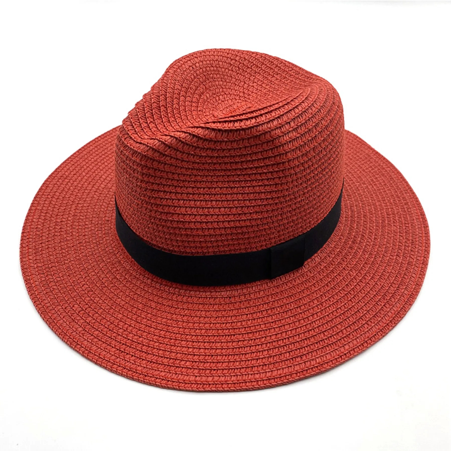 Beach Panama Hats Paper Women Men Straw 2