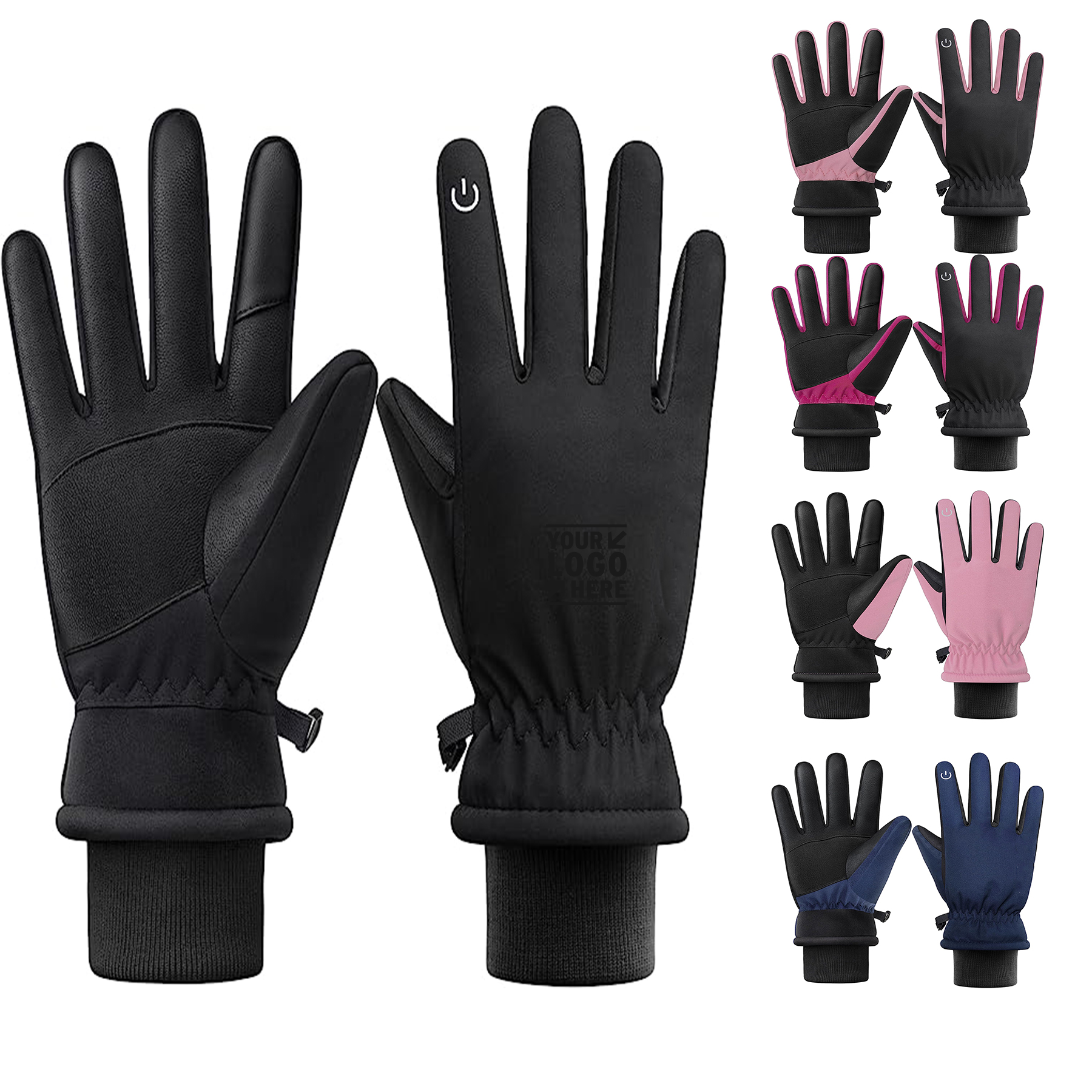 Winter Men Women Waterproof Touch Screen Gloves 2