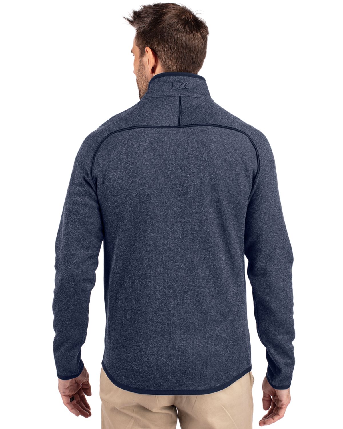 Cutter & Buck Mainsail Sweater-Knit Mens Full Zip Jacket 25