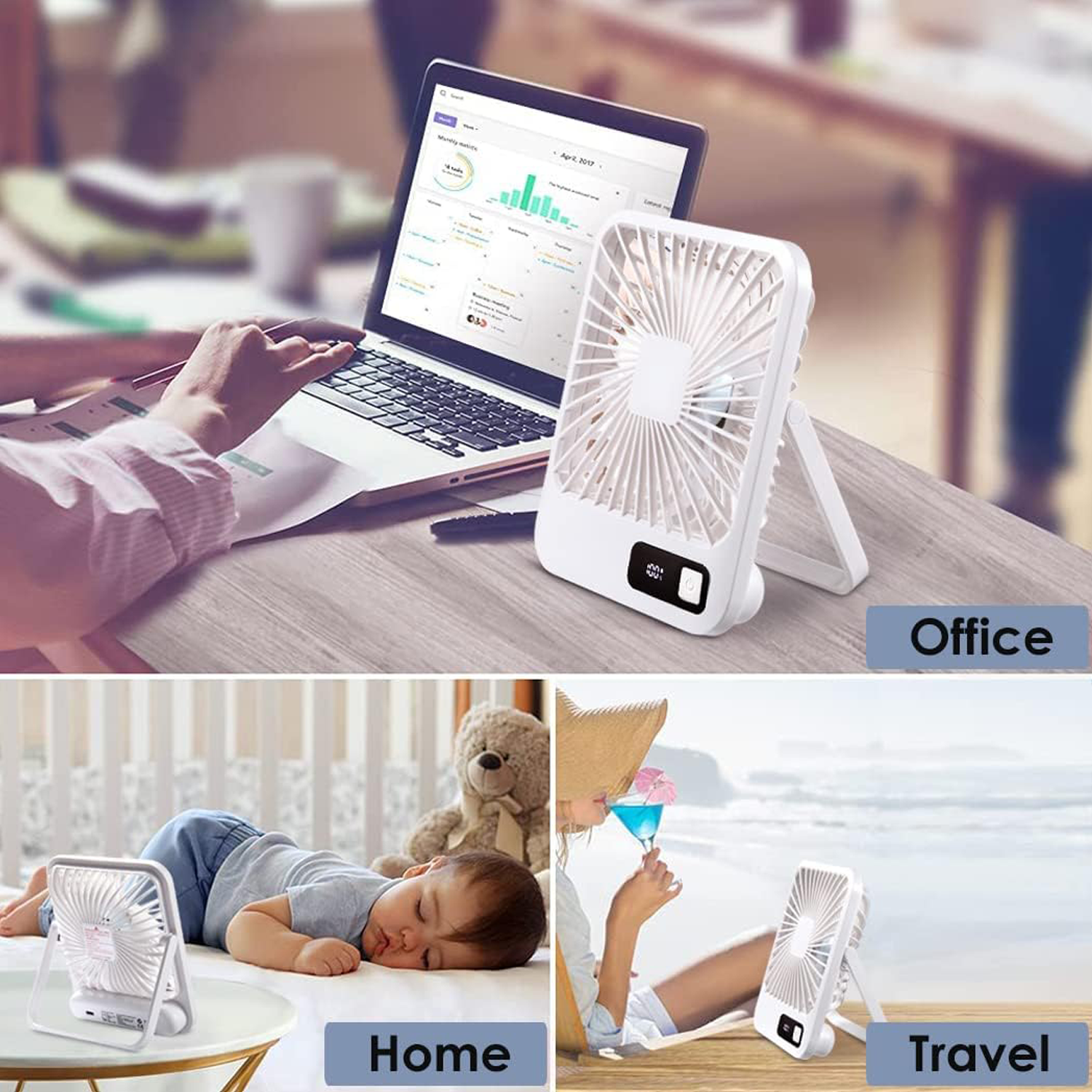 Mini, Portable USB Desk Fan - Ultimate Cooling Tool 2