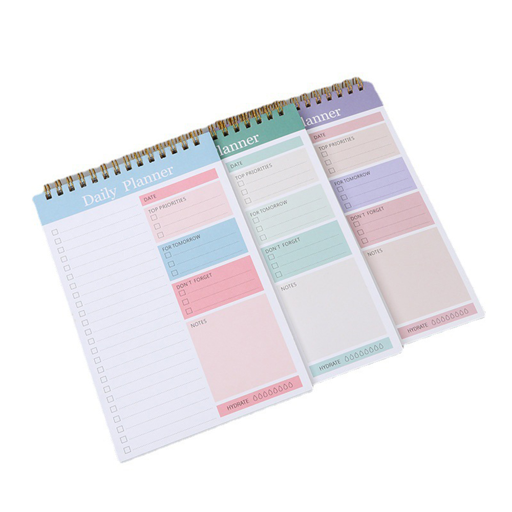Office plan, daily plan coil notepad 4