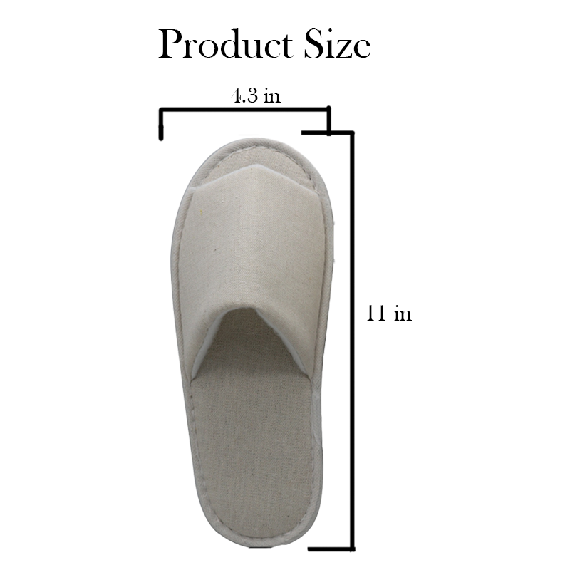 Open-Toe Hotel Slipper 4
