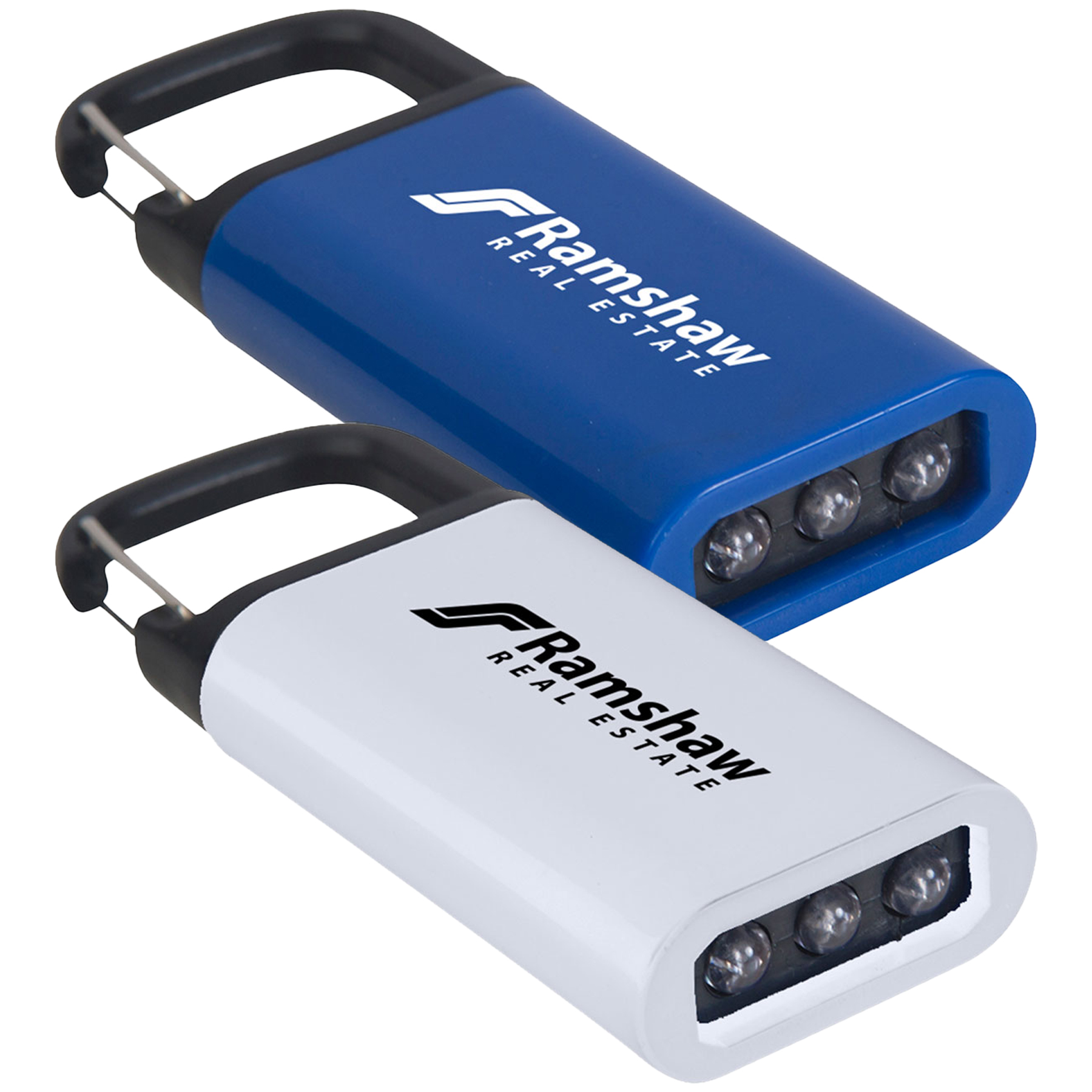 Clip On Pull-Apart Plastic Flashlight