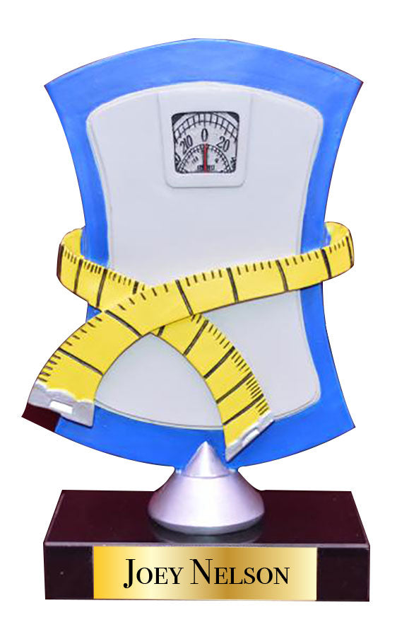 Biggest Loser Award on black marble base 2