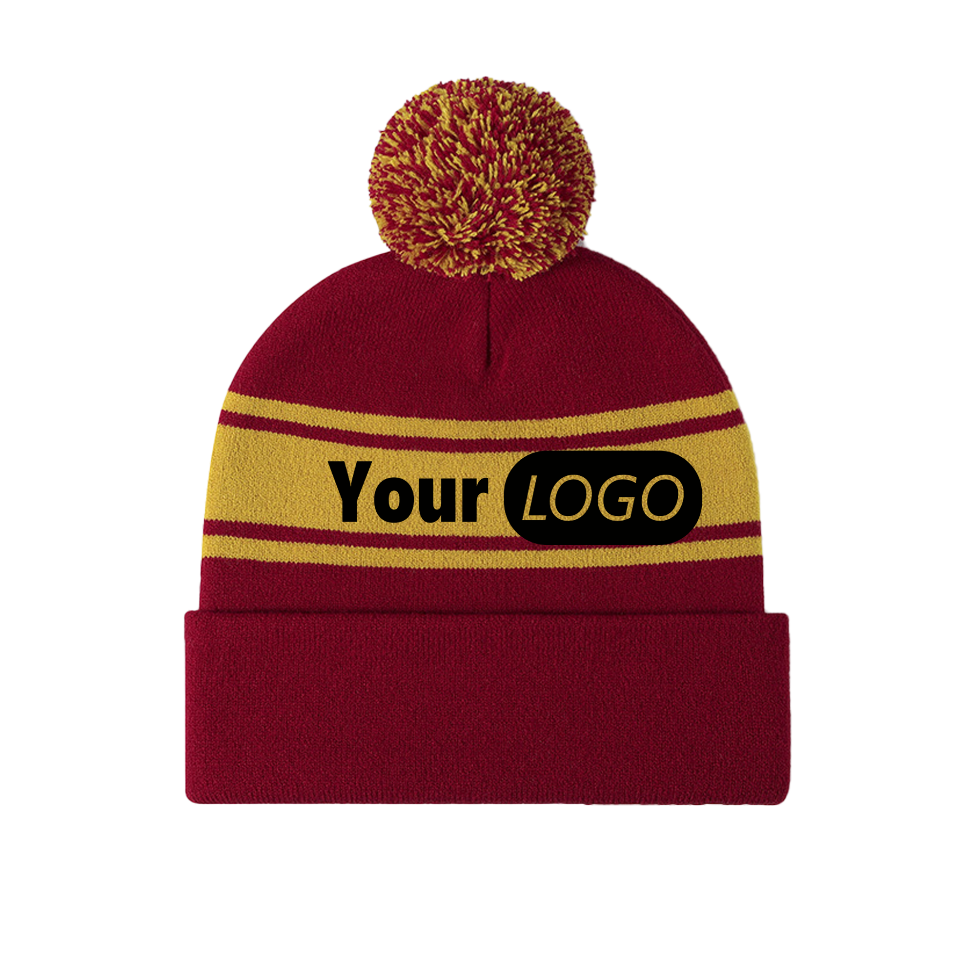 Casual Striped Winter Headwear 2