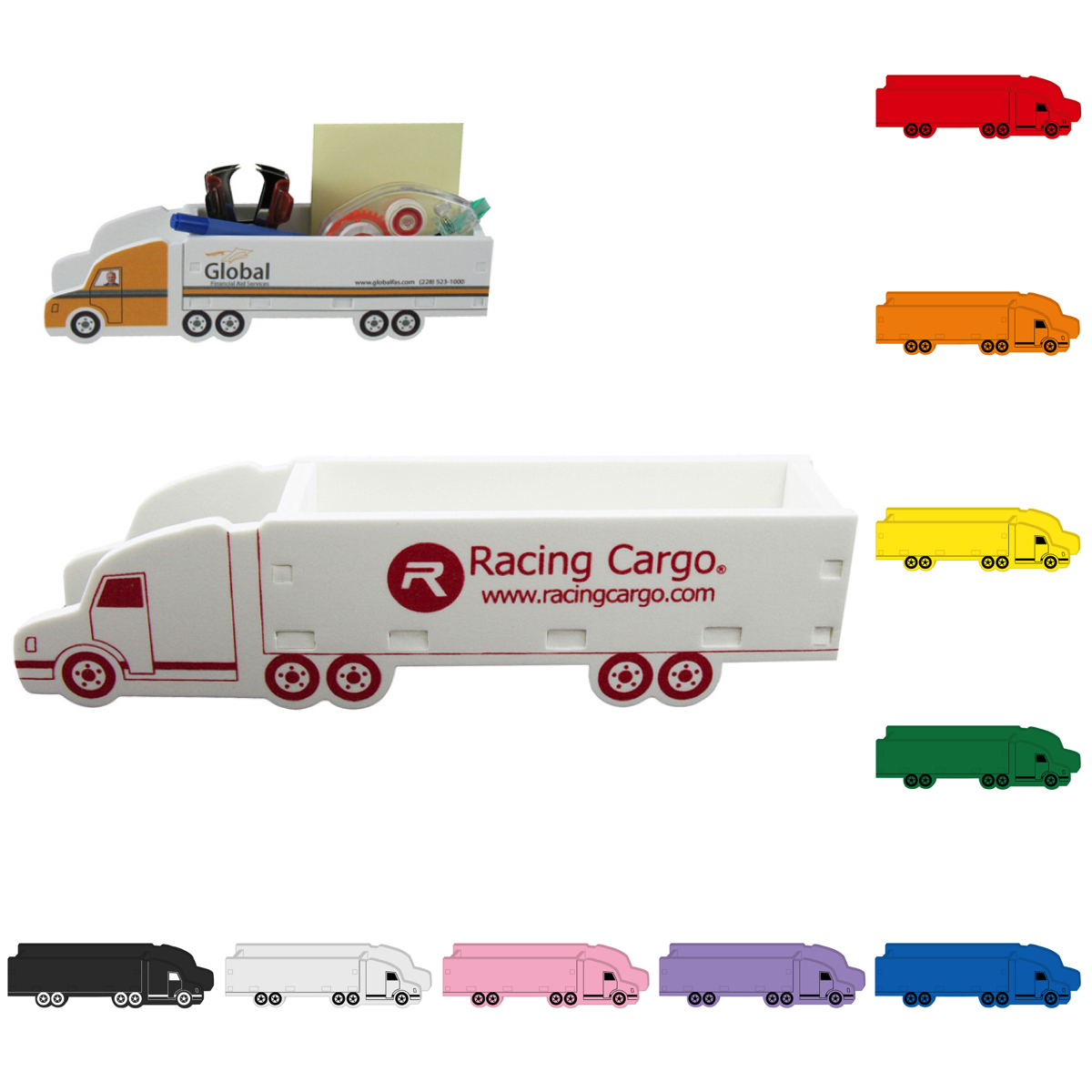 Semi Truck Desktop Caddy 2