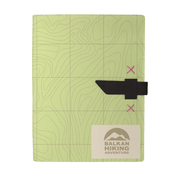 Hubbard Dye-Sublimated Felt Padfolio 113