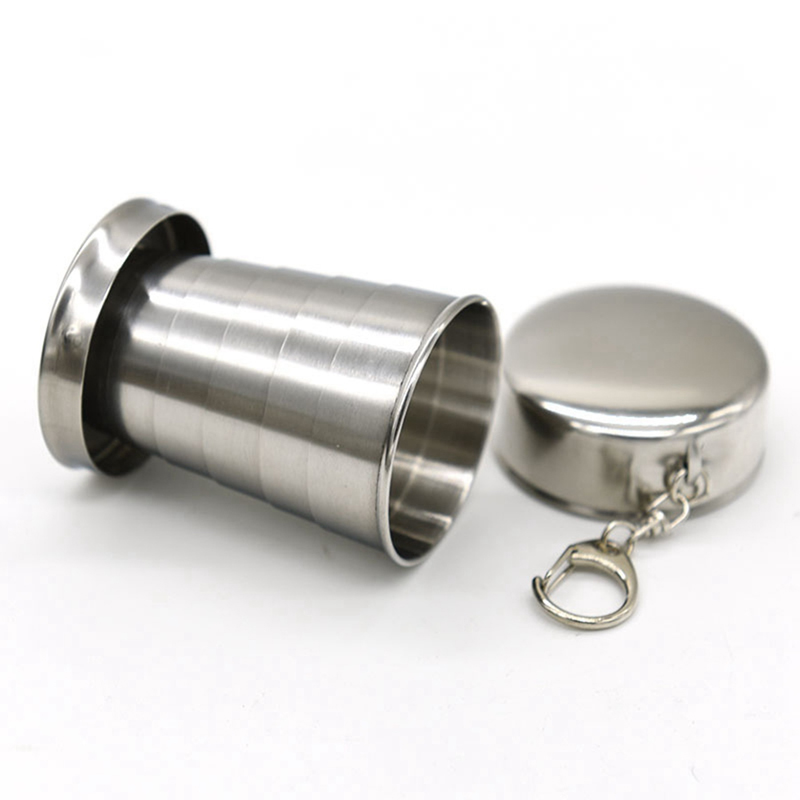 Stainless Steel Travel Folding Collapsible Cup 2