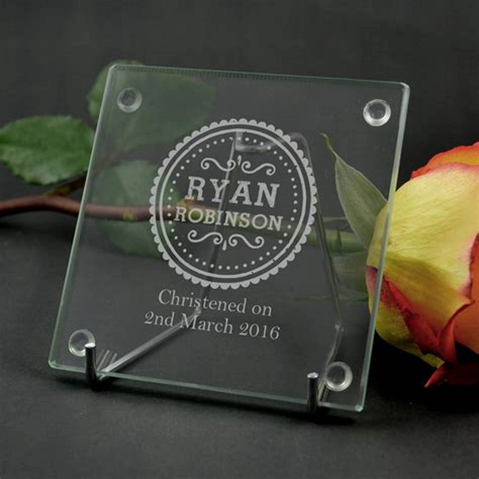 Personalized Glass Coasters 2
