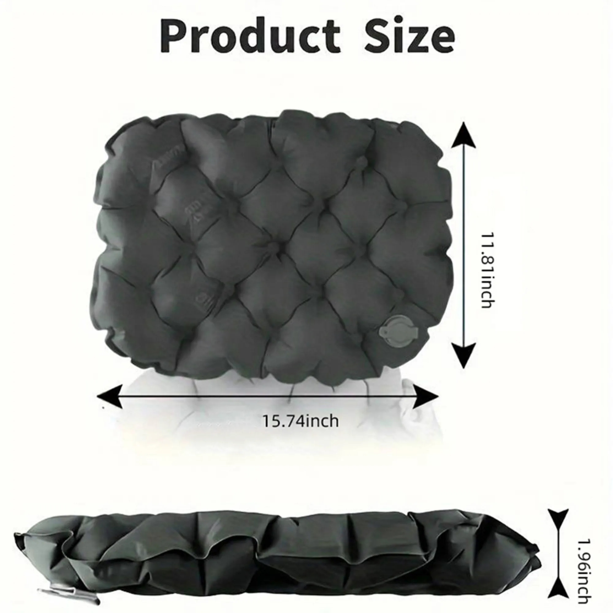 Foldable Thickened Moisture-Proof Inflatable Seat Cushion 4