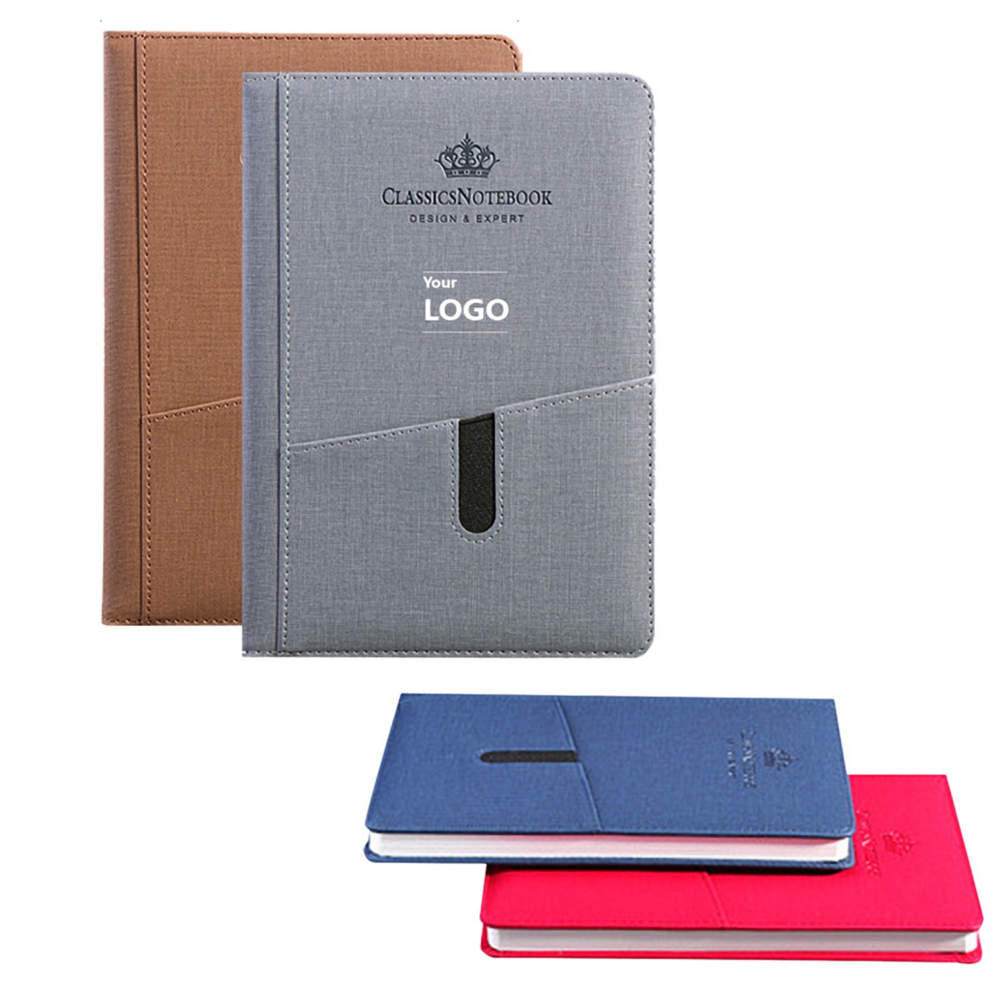 A5 Padded Leather Notebook w/82 Lined Pages 3