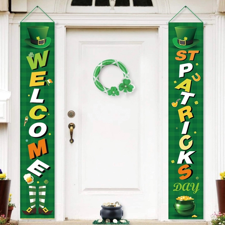 Happy St Patricks Day and Lucky Banner Decor for Home 1