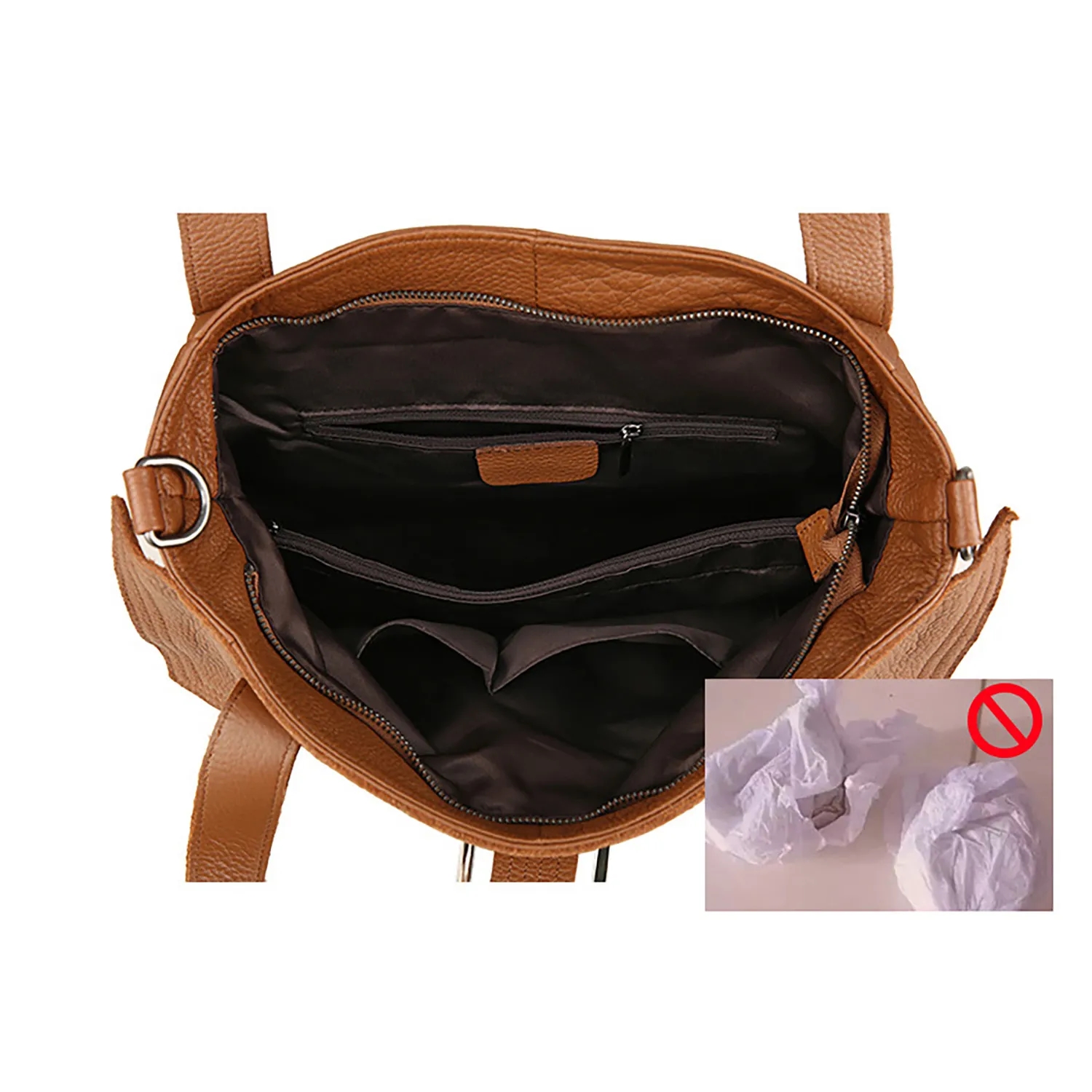 Large Capacity Genuine Leather Bag 8