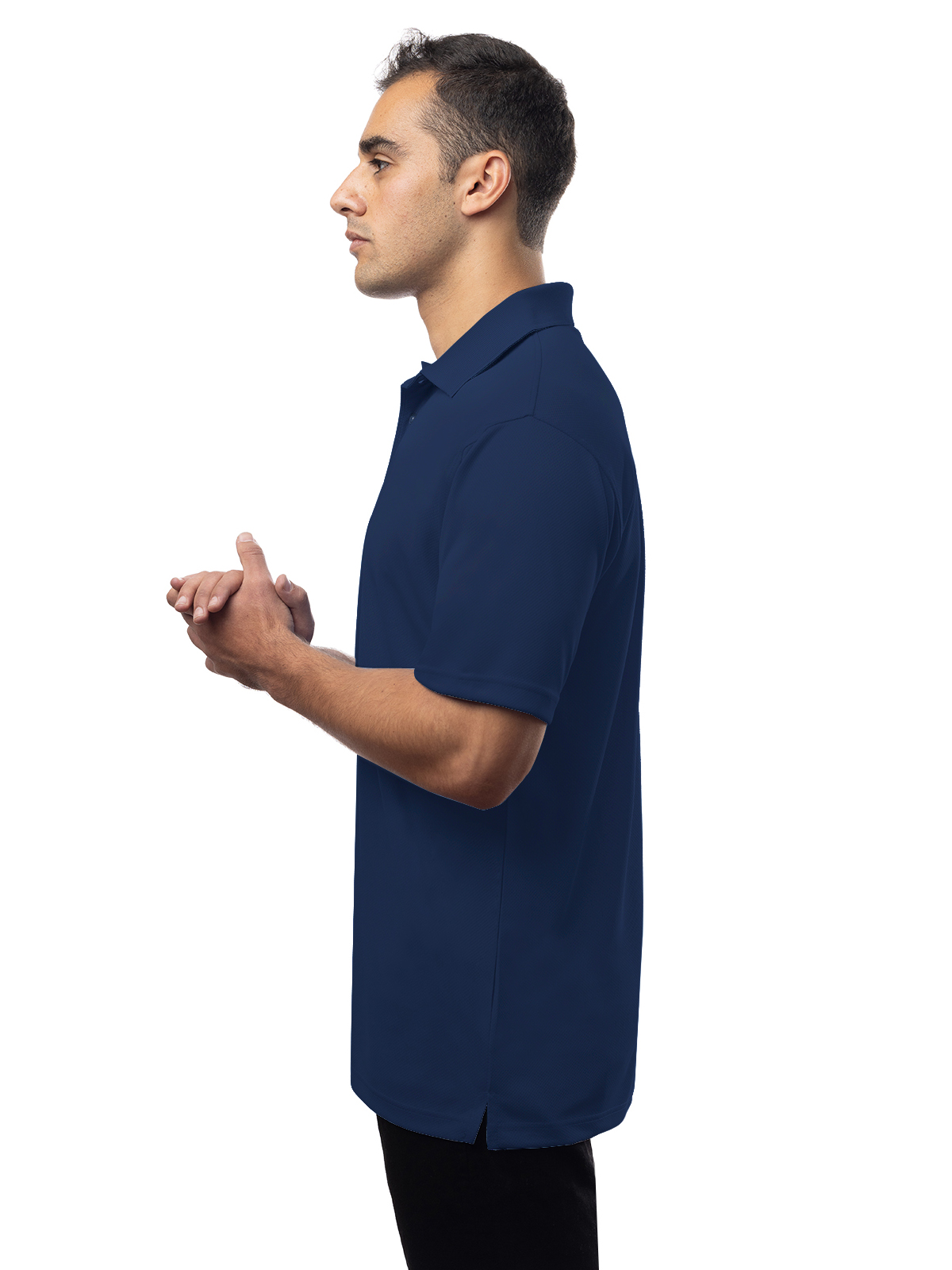 Blue Generation - Men's Pocketless Wicking Short Sleeve Polo 25
