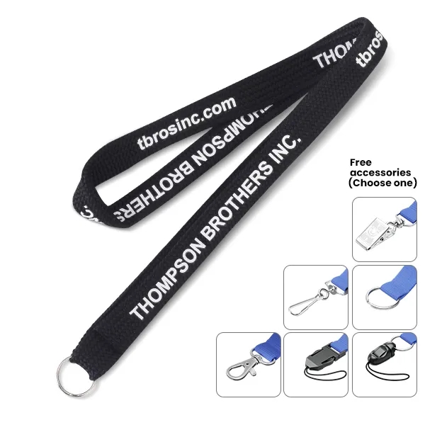 5/8" Imprinted Tubular Lanyards 2