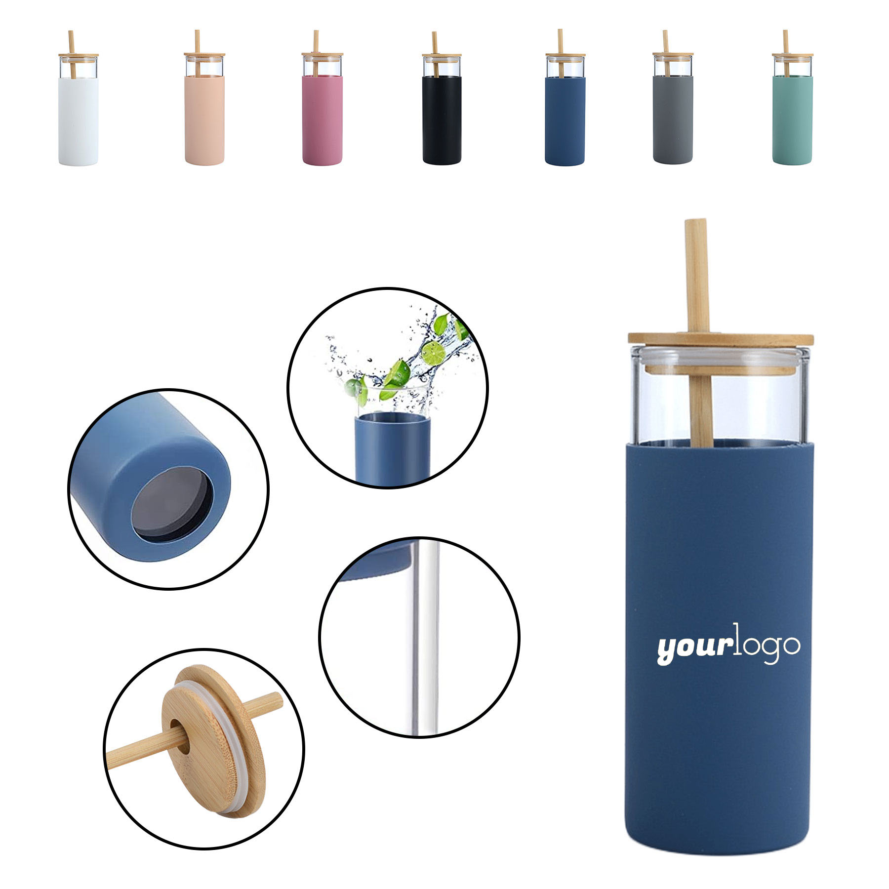 20oz Glass Tumblers 2