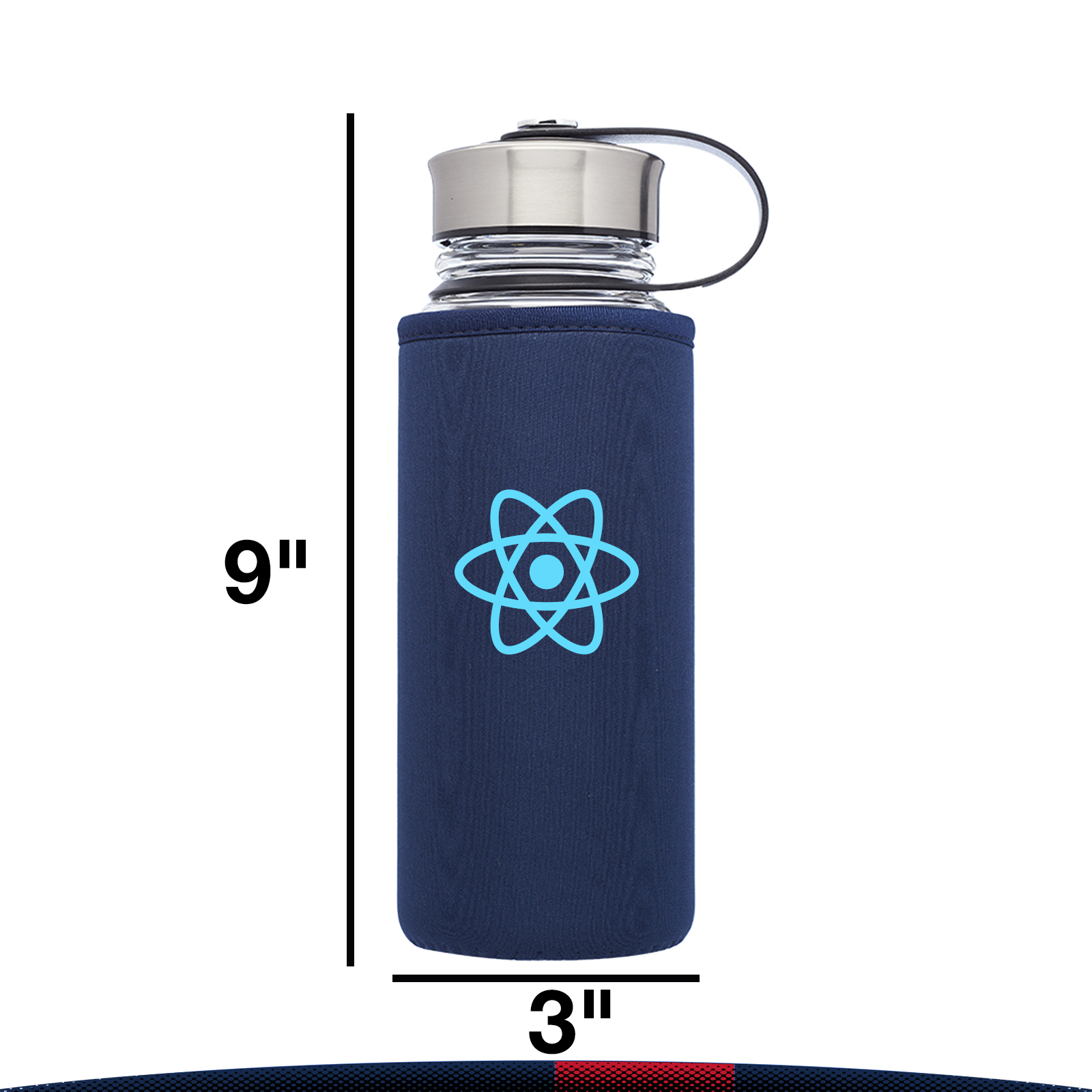 Melathy Glass Water Bottle - 25 OZ. 4