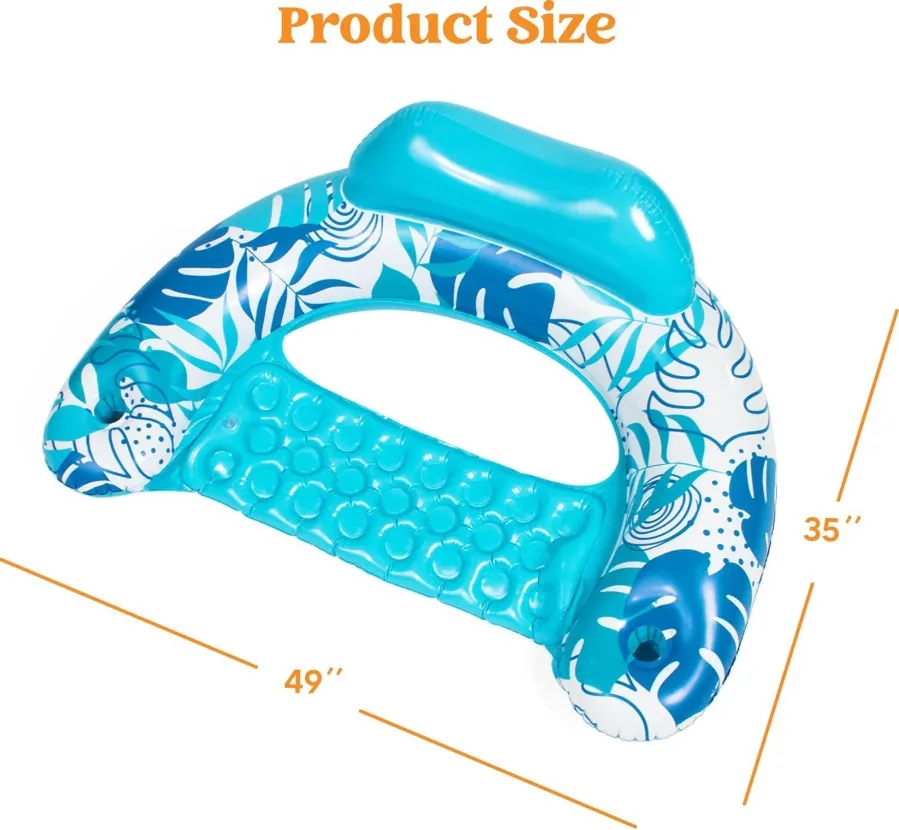 Swimming Pools Floating Chair With Cup Holders 3