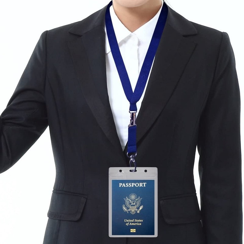 Vertical 6 X 4 Inch Badge Holder 1
