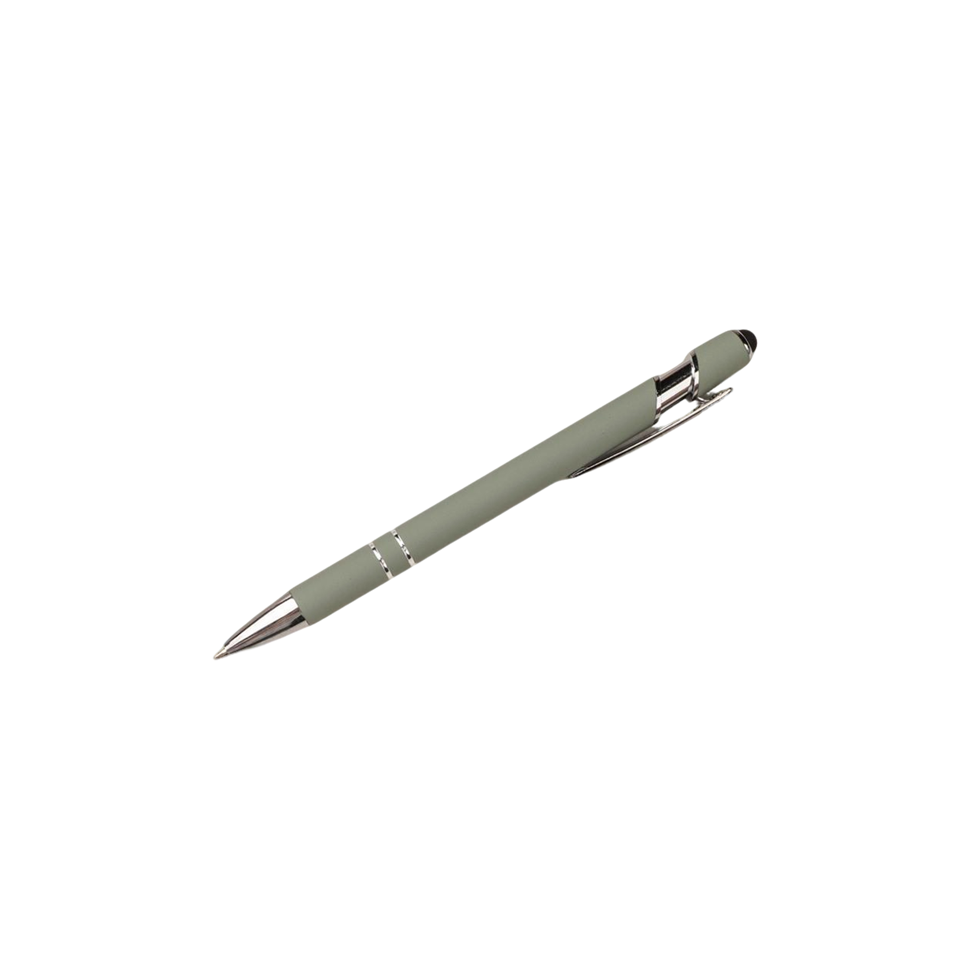 Metal Stylus Ballpoint Pen Dual Tip Click Action 15