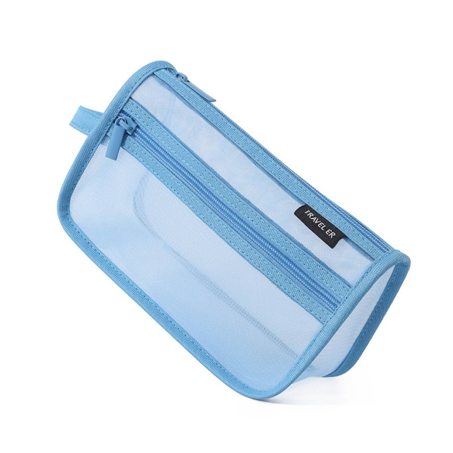 Mesh Pencil Case w/ Handle and Zipper 6