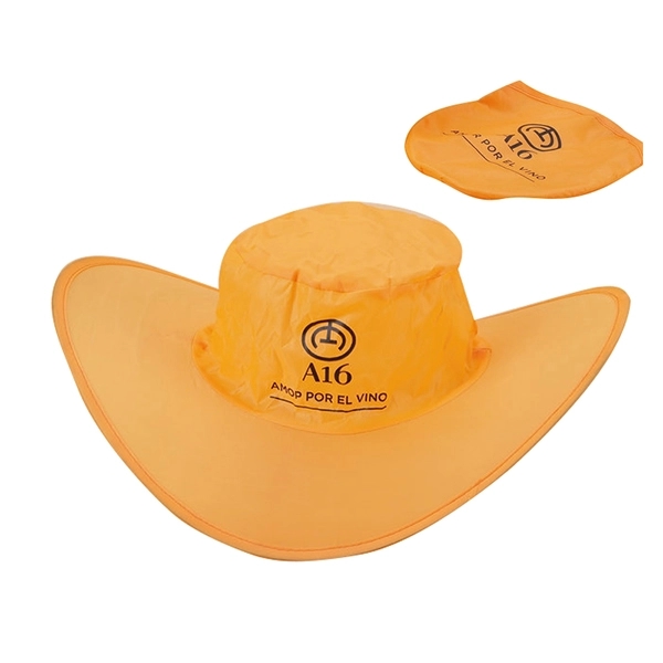 Foldable Cowboy Hat with Storage Pouch 4