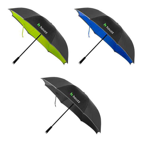 Cumulus Reversible Light Up Umbrella, custom umbrella with logo imprint 5