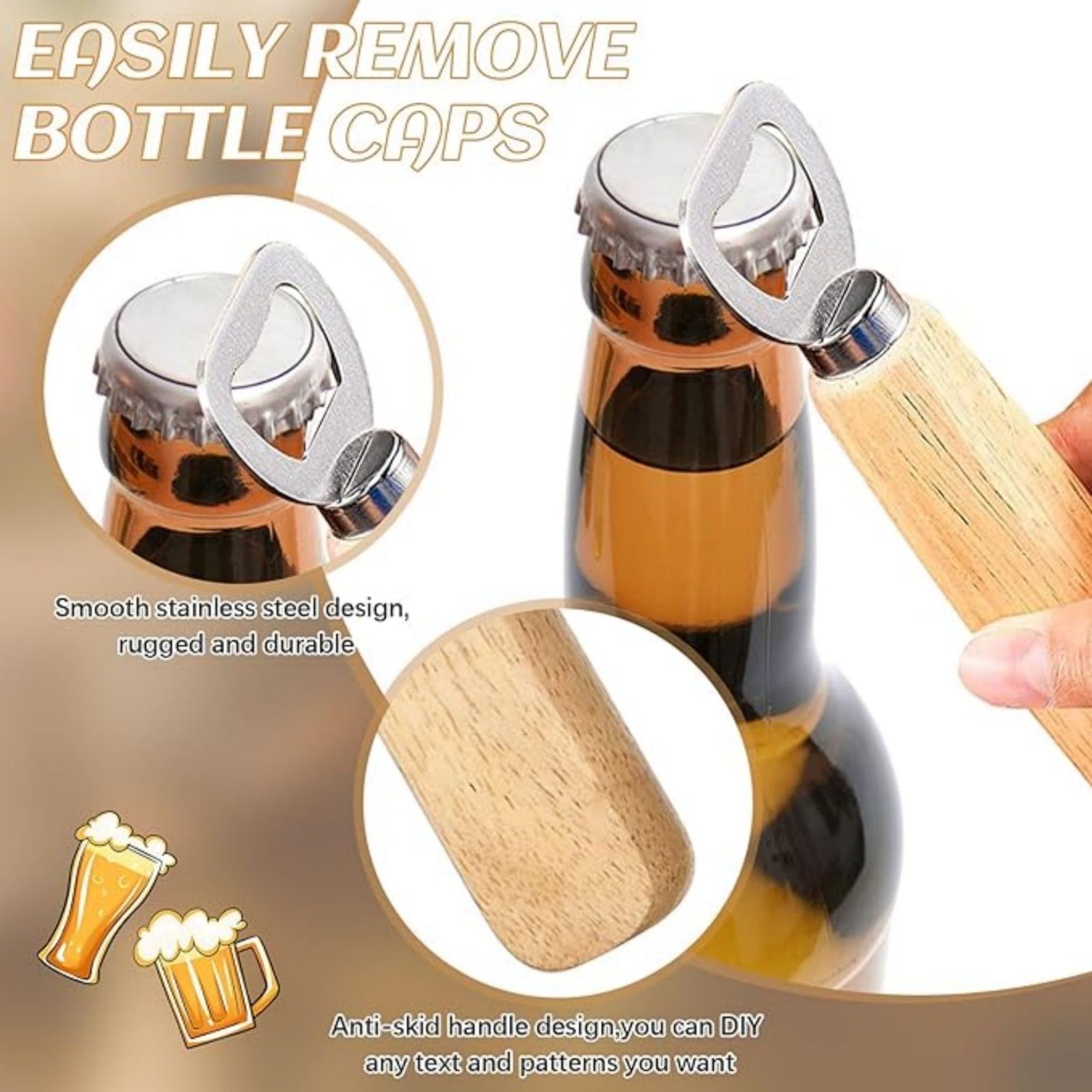 Wood Wine Bottle Opener 1