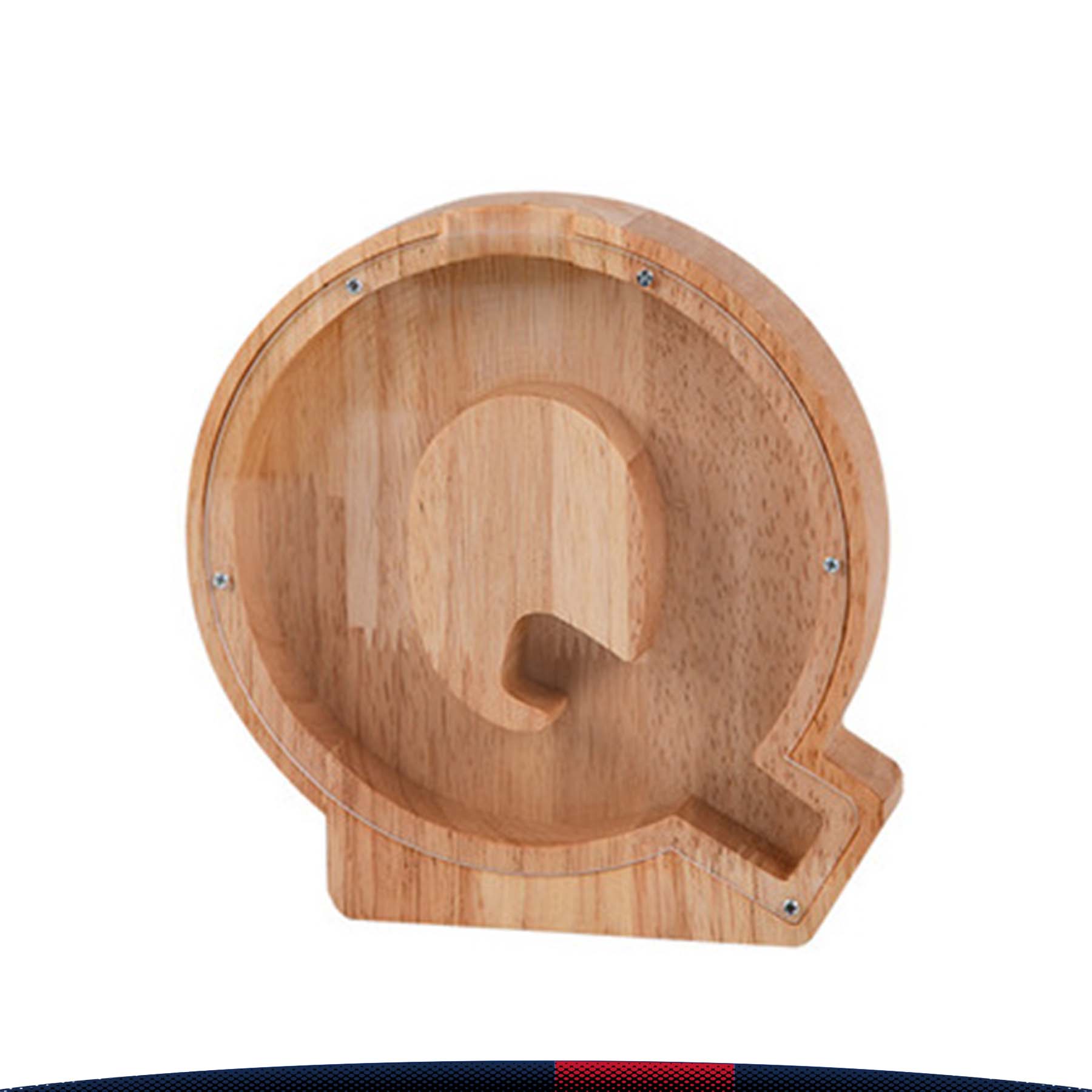 Wooden Letter Money Jar 14