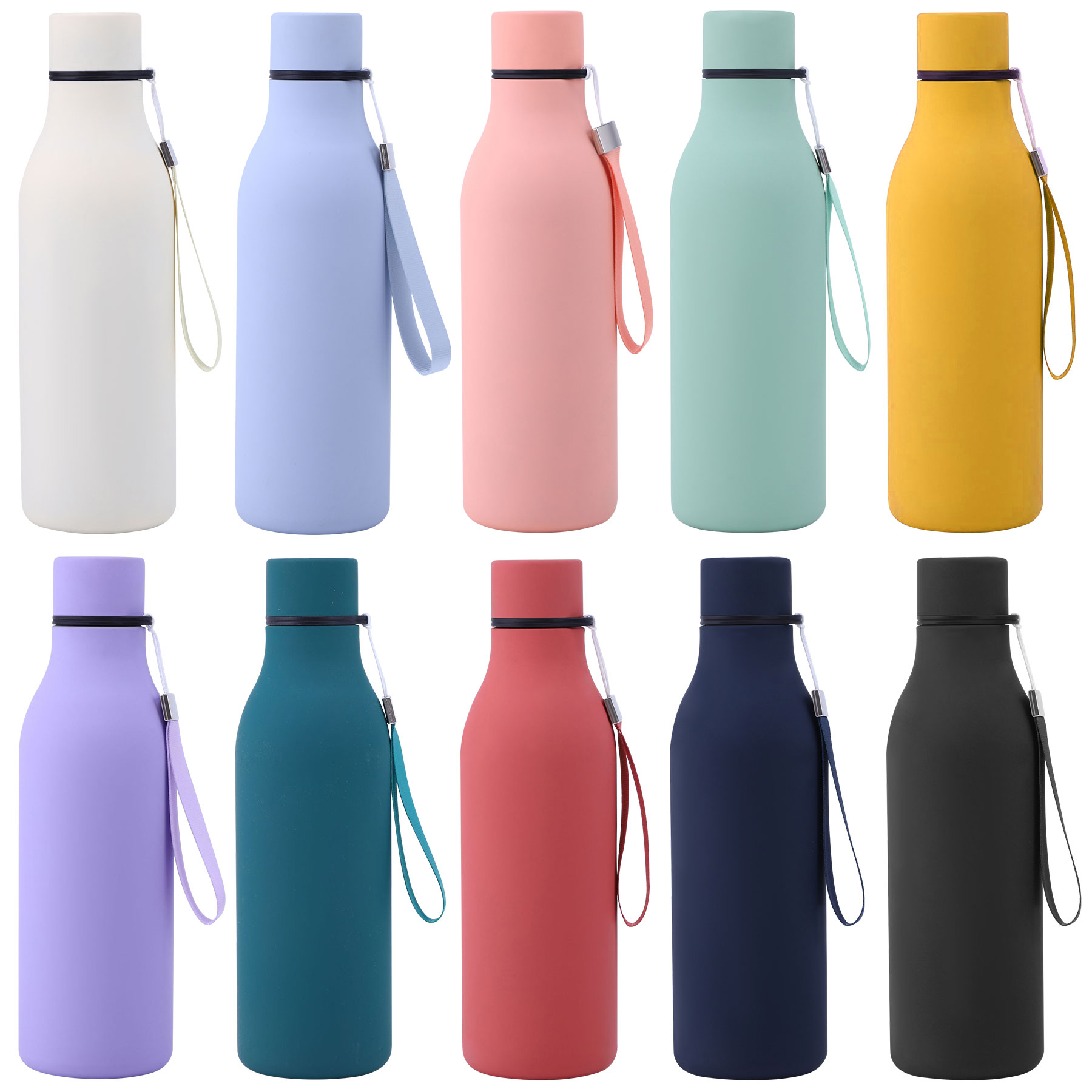 17 OZ Double Wall 304 Stainless Steel Coke Bottle, custom water bottle with logo imprint 2