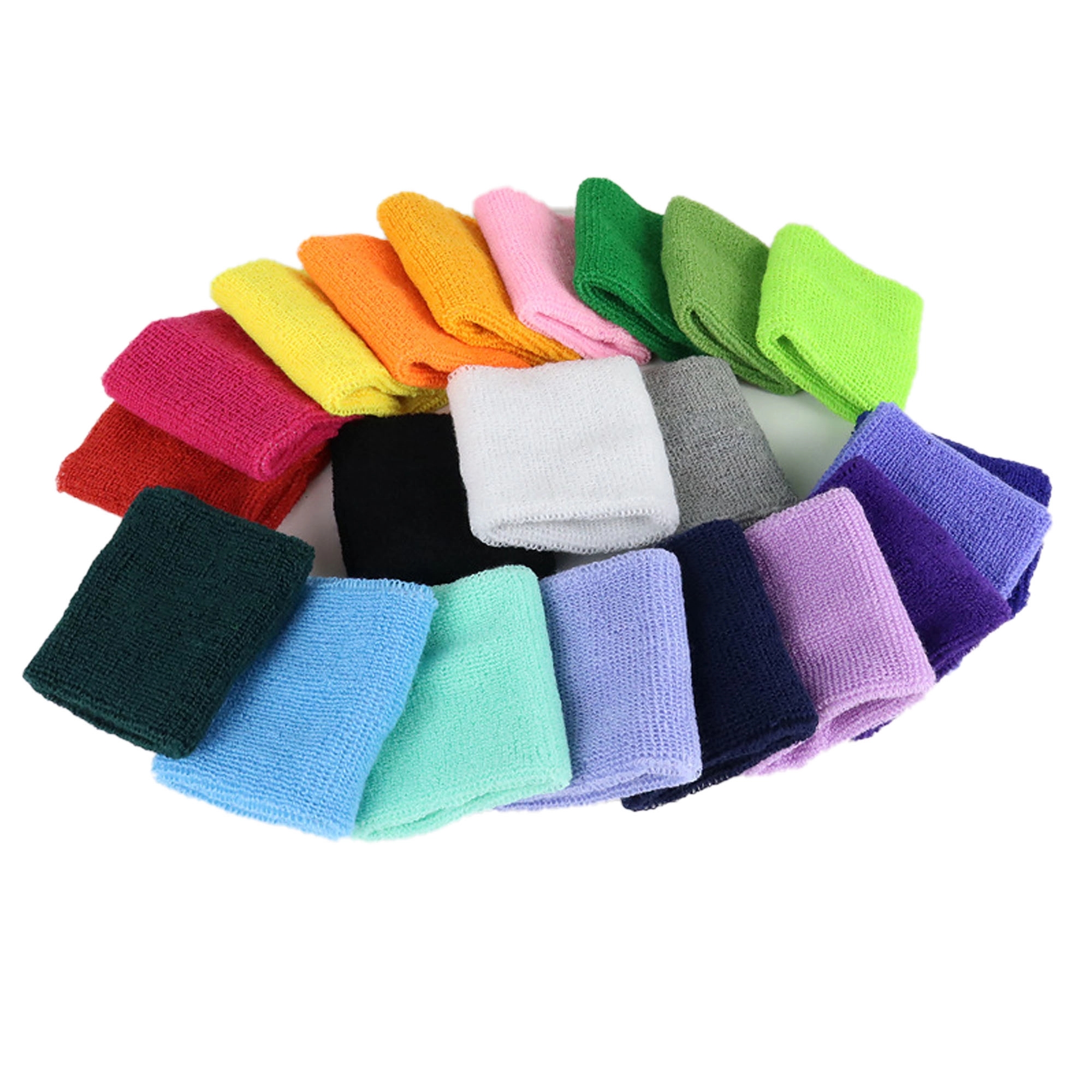 Cotton Unisex Sport Sweatband Wristband 11