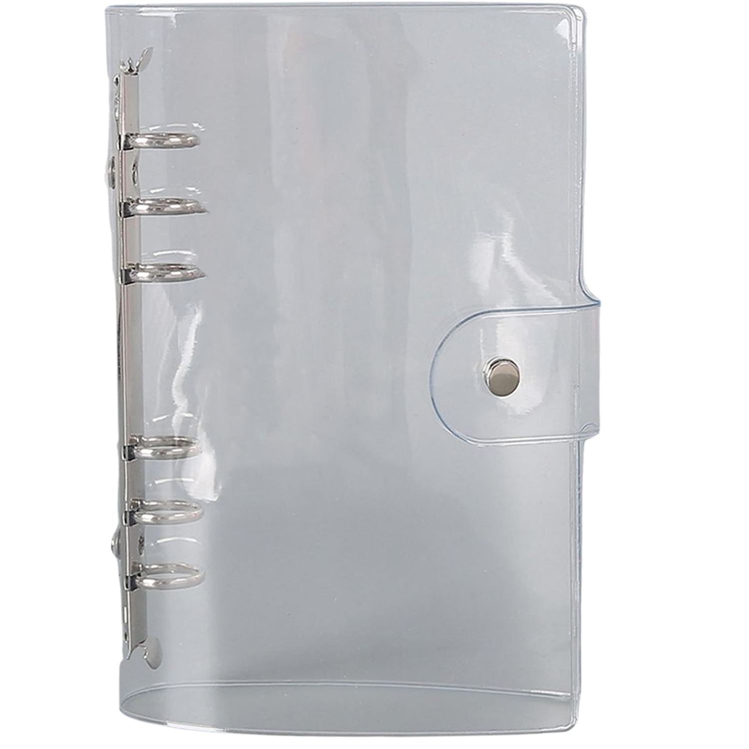 Clear PVC A6 Notebook Binder Cover w/ Flexible Rings 1
