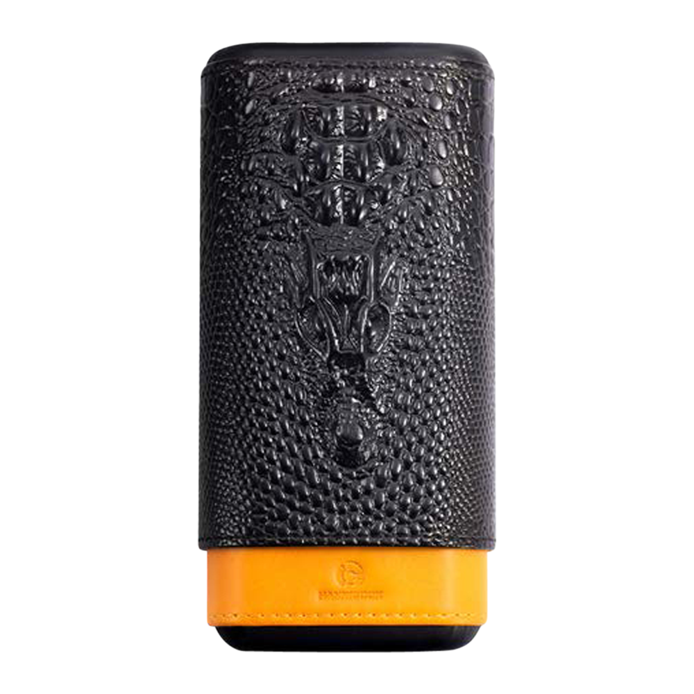 3-Cigar Leather Case 4