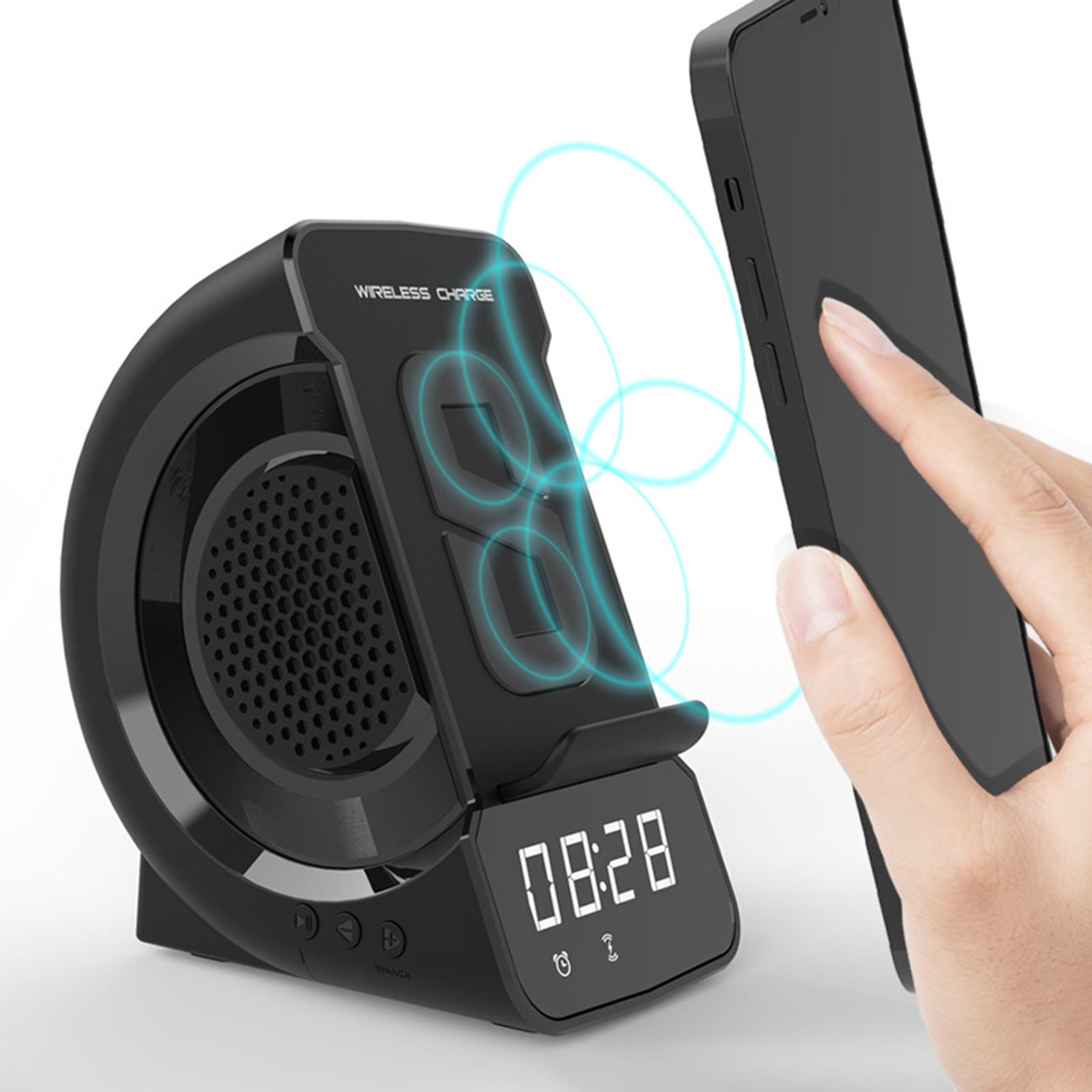 Charging Alarm Clock With Speaker 2