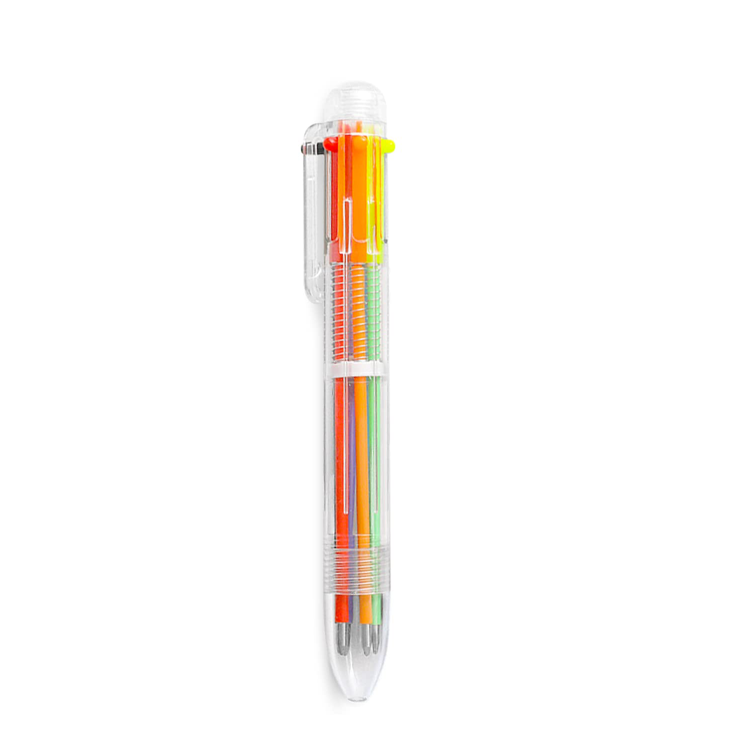 6 in 1 Multicolor Retractable Ballpoint Pen 3