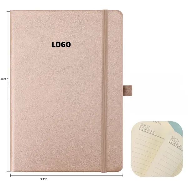 Custom Logo A5 PU Executive Notebook 3