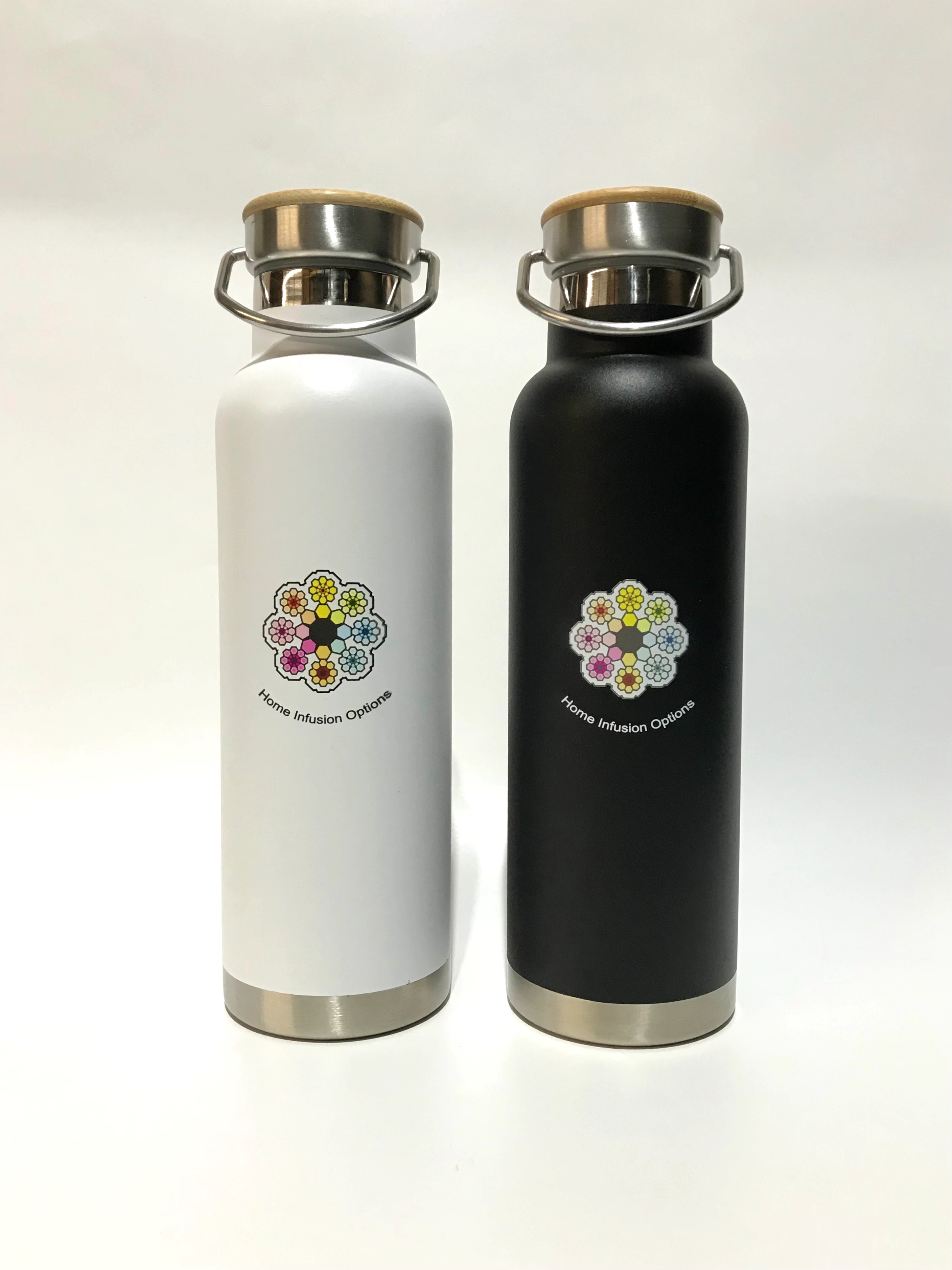 20oz. Double Wall SS Vacuum Tumbler with bamboo lid 10