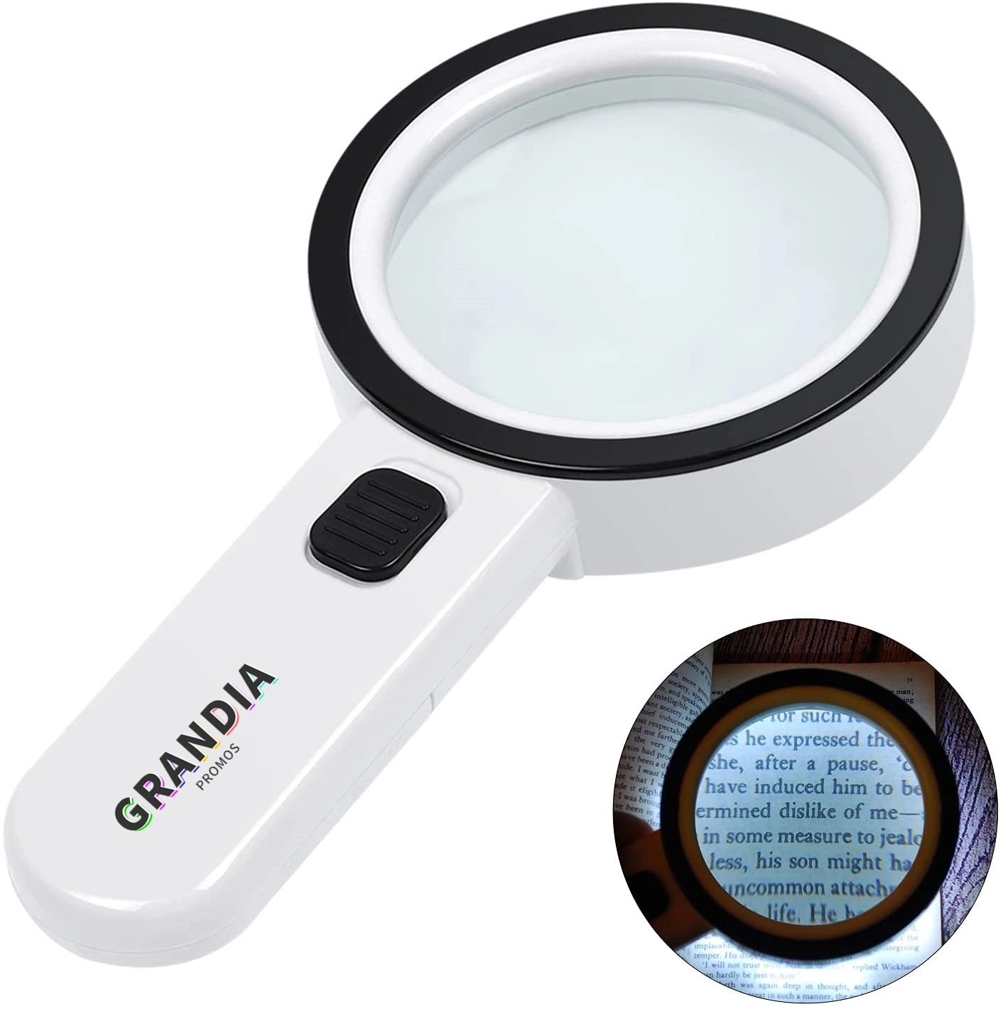 Square LED magnifying glass 2